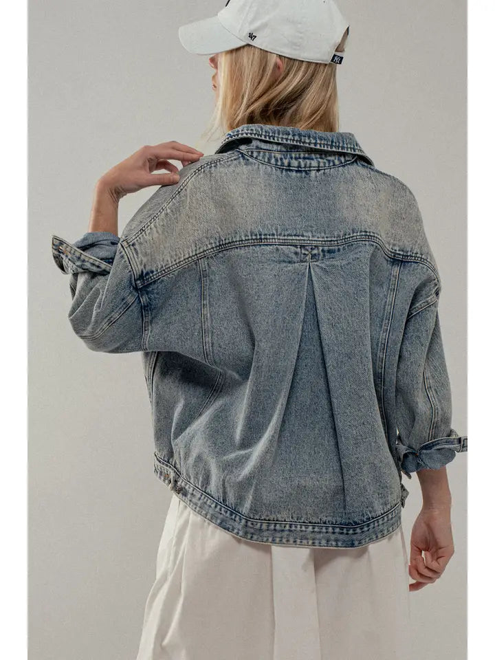 BUTTON UP DENIM JACKET