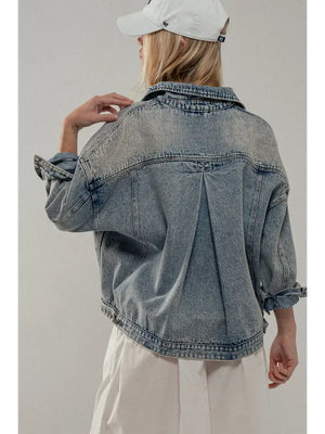 BUTTON UP DENIM JACKET