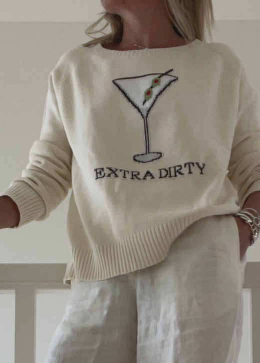 DIRTY MARTINI COCKTAIL SWEATER