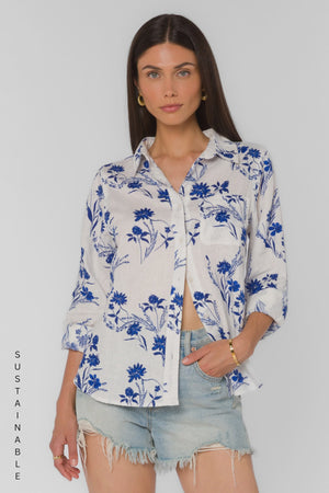 ELISA BUTTON UP TOP