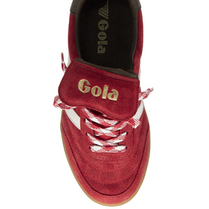 STADIA '86 TRAINER RED/OFF WHITE/DK BROWN/GUM