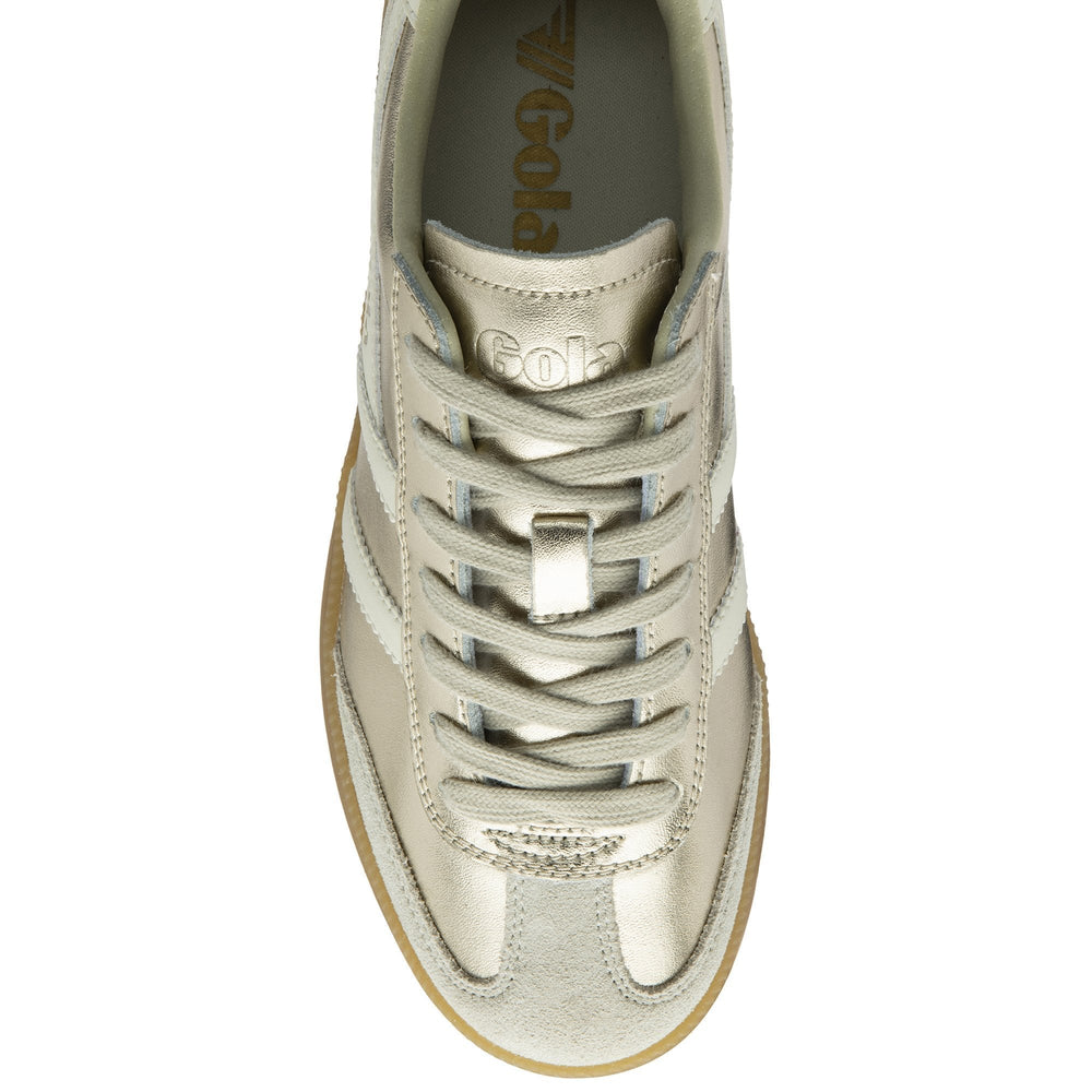 VIPER METALLIC TRAINER GOLD/OFF WHITE/GUM