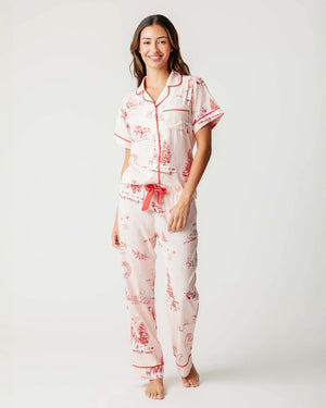 HOLIDAY TOILE PAJAMA PANT SET