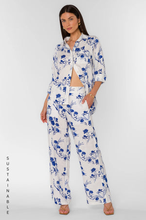 KAELIN PULL ON WIDE LEG PANT