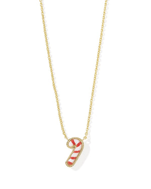 CANDY CANE PENDANT NECKLACE