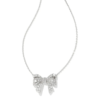 KRISTA BOW PENDANT NECKLACE