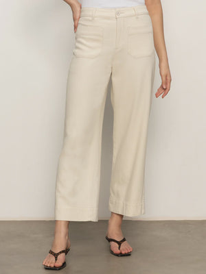 SOFT MARINE WIDE LEG CROP PANT