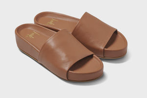 PELICAN LEATHER PLATFORM SANDAL