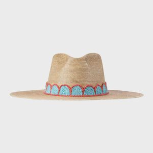GLORIA CROCHET PALM HAT