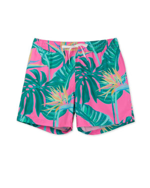 5.5" BIRDS OF PARADISE CLASSIC LINED SWIM TRUNK