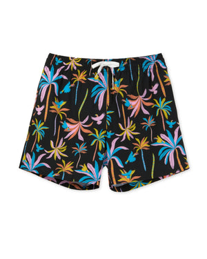 5.5" BLACK LIGHT NIGHTS CLASSIC LINED SWIM TRUNK