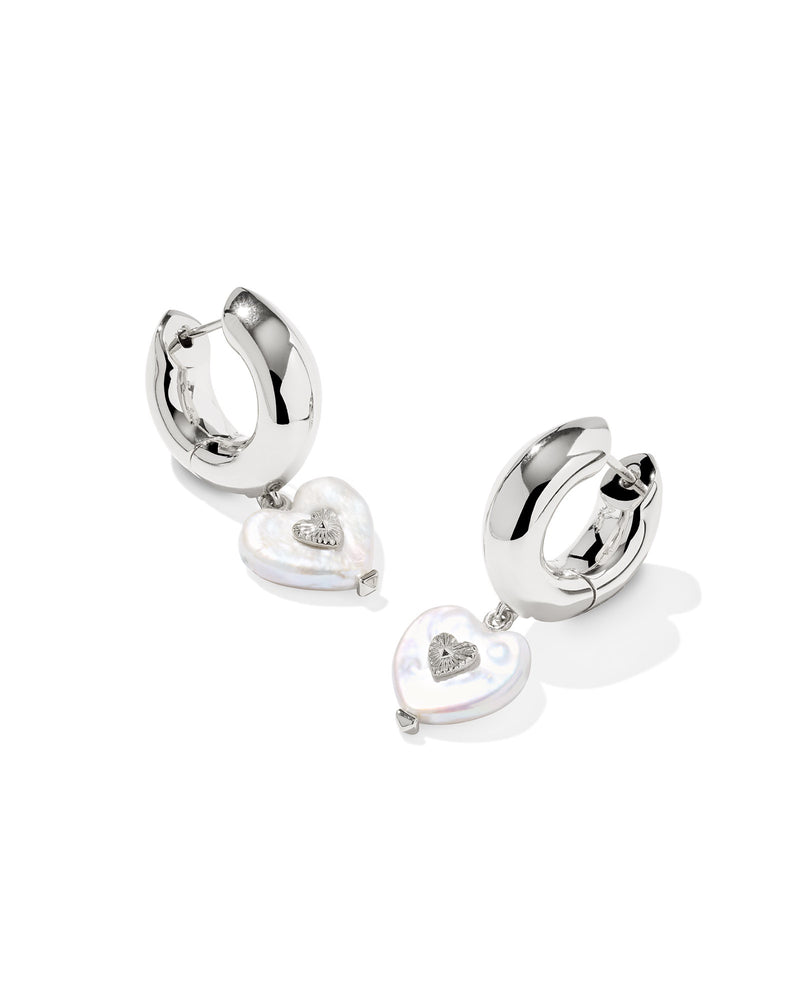 SASHA HEART HUGGIE EARRING