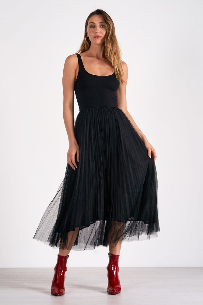 MAXI TANK TUILLE DRESS