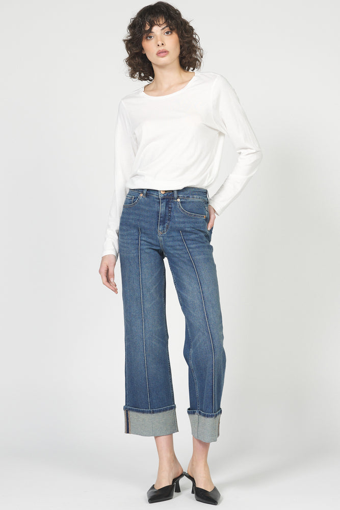 HOLLY STRAIGHT LEG JEAN 52A312HDE