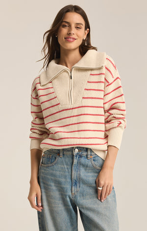 VILLA HALF ZUP UP SWEATER